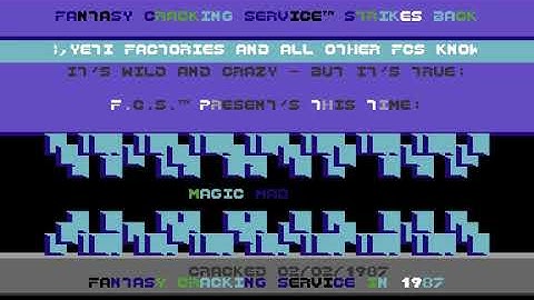 Fantasy Cracking Service (FCS) Intro  06 ! Commodore 64 (C64)