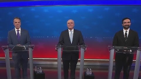 NYC mayoral candidates face off in first debate