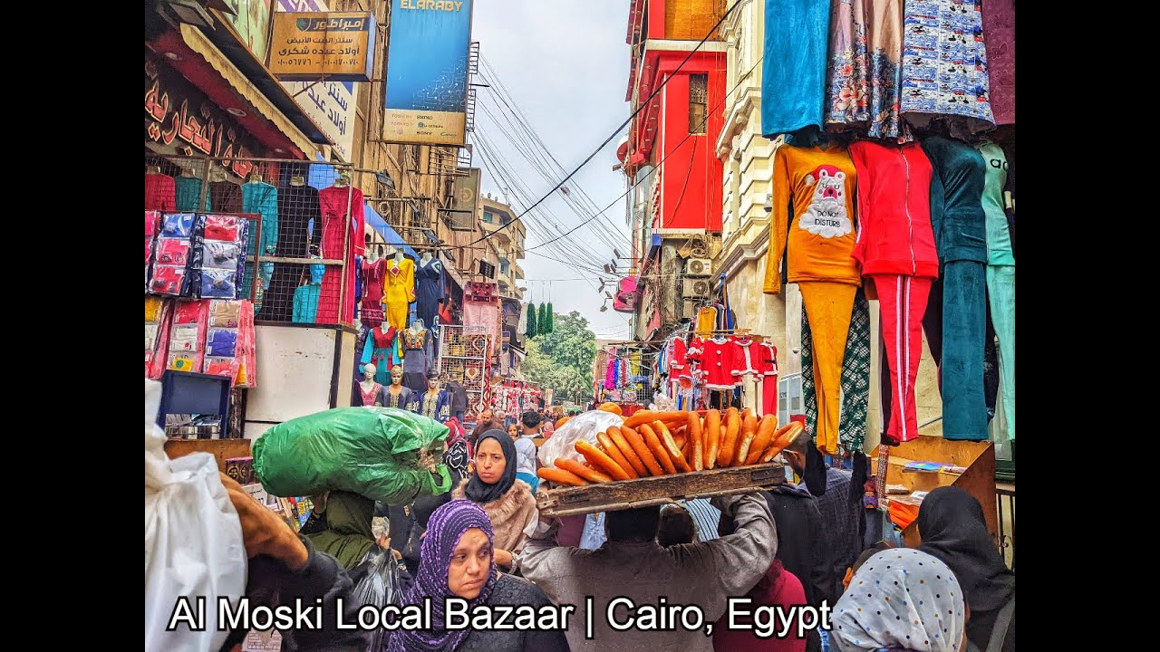 Walking Tour Cairo Al Moski Bazaar Part 1 | Egypt Vlog #12 | سوق الموسكي