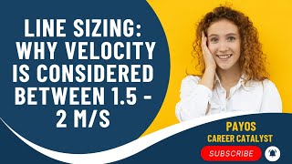 Line Sizing Velocity Criteria | Process Design Engineering | Chemical Engineering | PAYO'S Academy