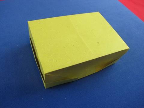 Origami box, scatola con un foglio di carta a4 instructions æãç´ ... Scatole di carta fatte a mano