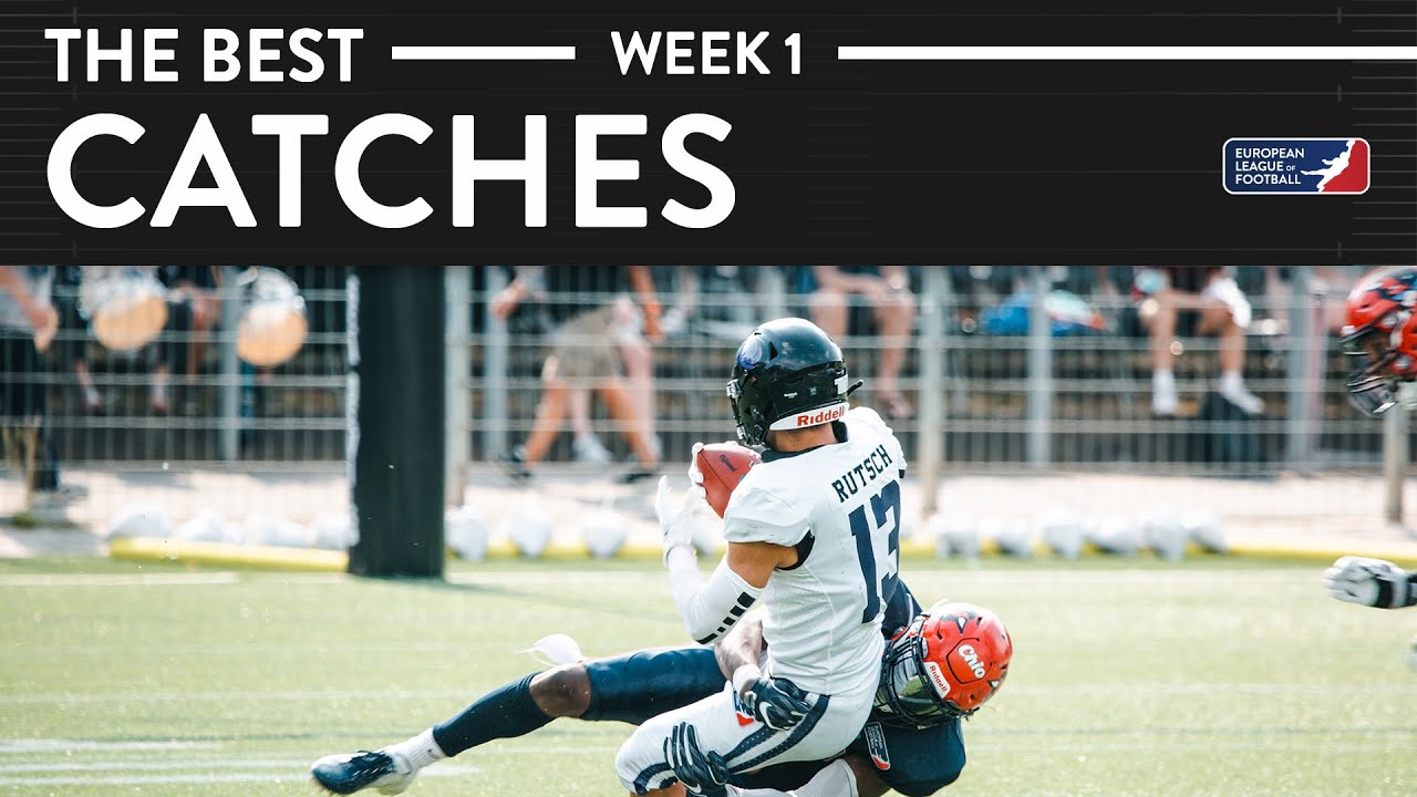 The Best Catches of Week 1 | European League of Football 2021