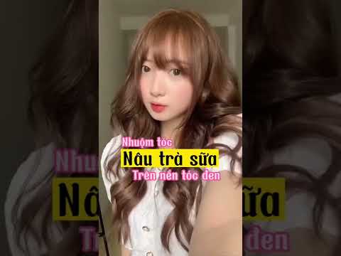 Video Nhuộm tóc màu nâu trà sữa trên nền tóc đen liệu có lên... - youtube