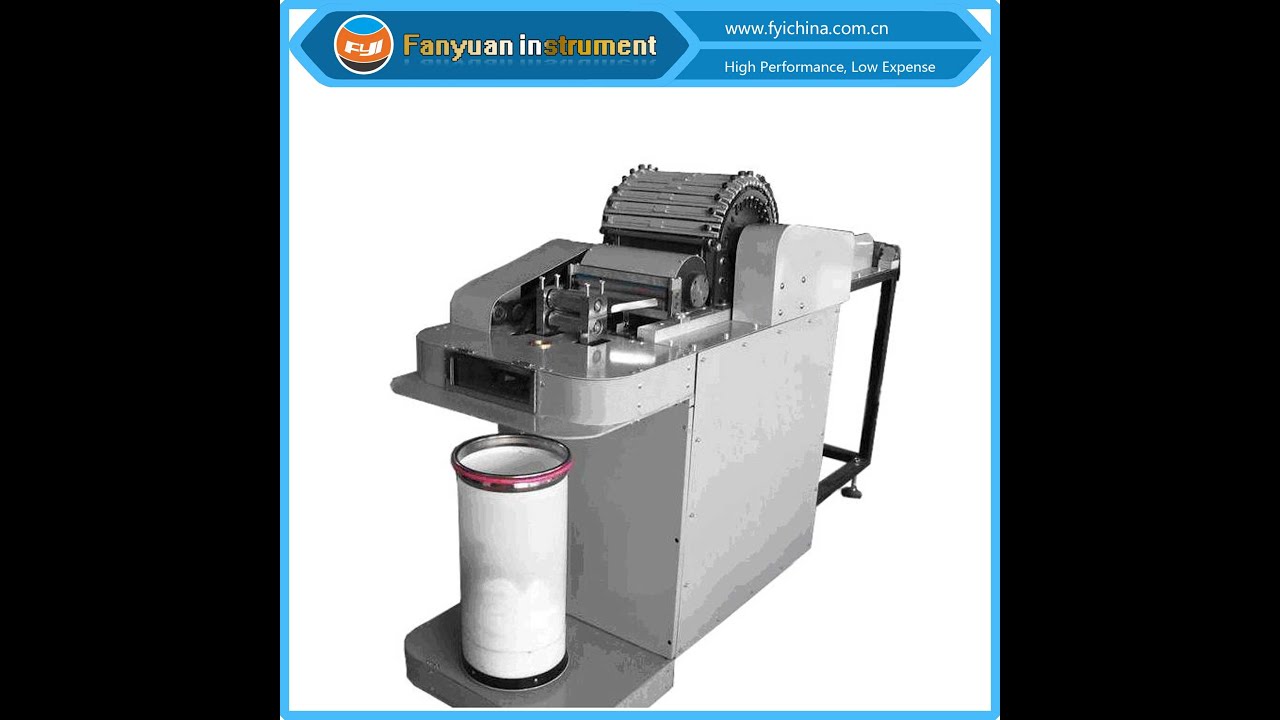 How to use DW7010H Laboratory Carding Machine from FYI - YouTube