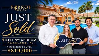 🏡 JUST SOLD in Parkland, FL | 6421 NW 57th Way | $819,000 🏡 JUST SOLD in Parkland, FL | 6421 NW 57th Way | $819,000