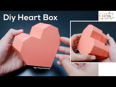 Video: Cách làm hộp quà hình trái tim