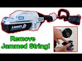 How to remove hart 40v trimmer spool head to fix jammed string