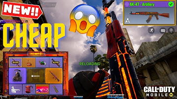 *NEW* AK47 - ARTILLERY GAMEPLAY | HELL OF SHELL LUCKY DRAW | 24 KILLS SOLO VS SQUADS COD MOBILE!!!