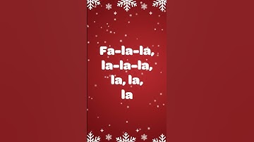 Thumbnail of Deck the Halls Christmas Song SING ALONG Merry Christmas 🎵🎄 #shorts #christmassong
