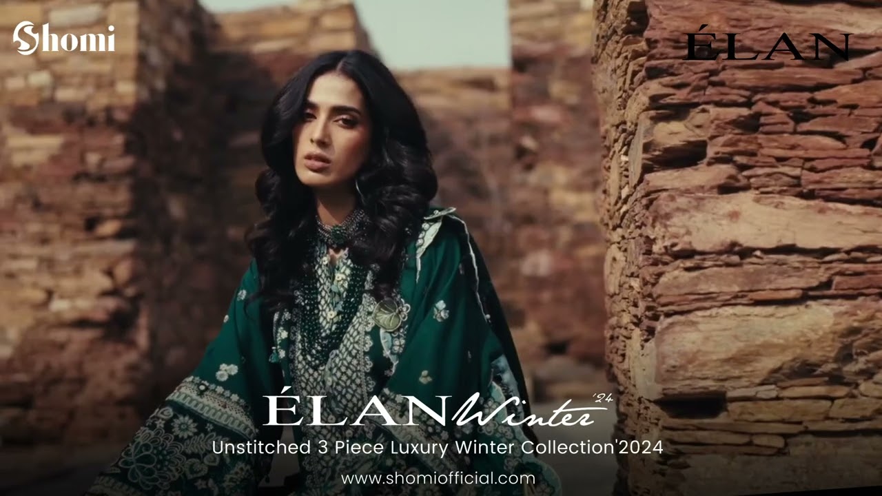 Elan | Luxury Winter Collection | Unstitched 3 Piece | Shomi Official