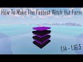 How to make a EOL Witch Farm (Fastest Witch Farm) 1.14 - 1.16.5