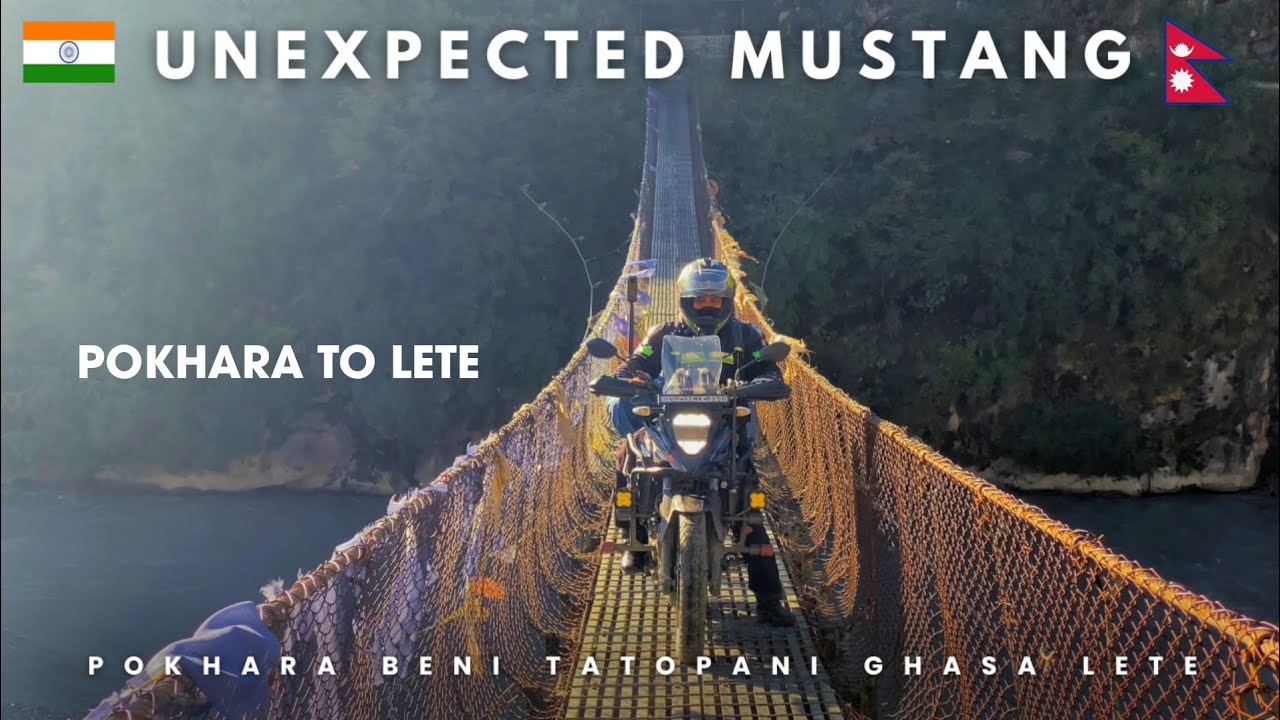 Мустанг не сюрприз Кар Дия бар | Состояние дороги из Покхары в Лете @RideForGuide @ekvlognepal7995