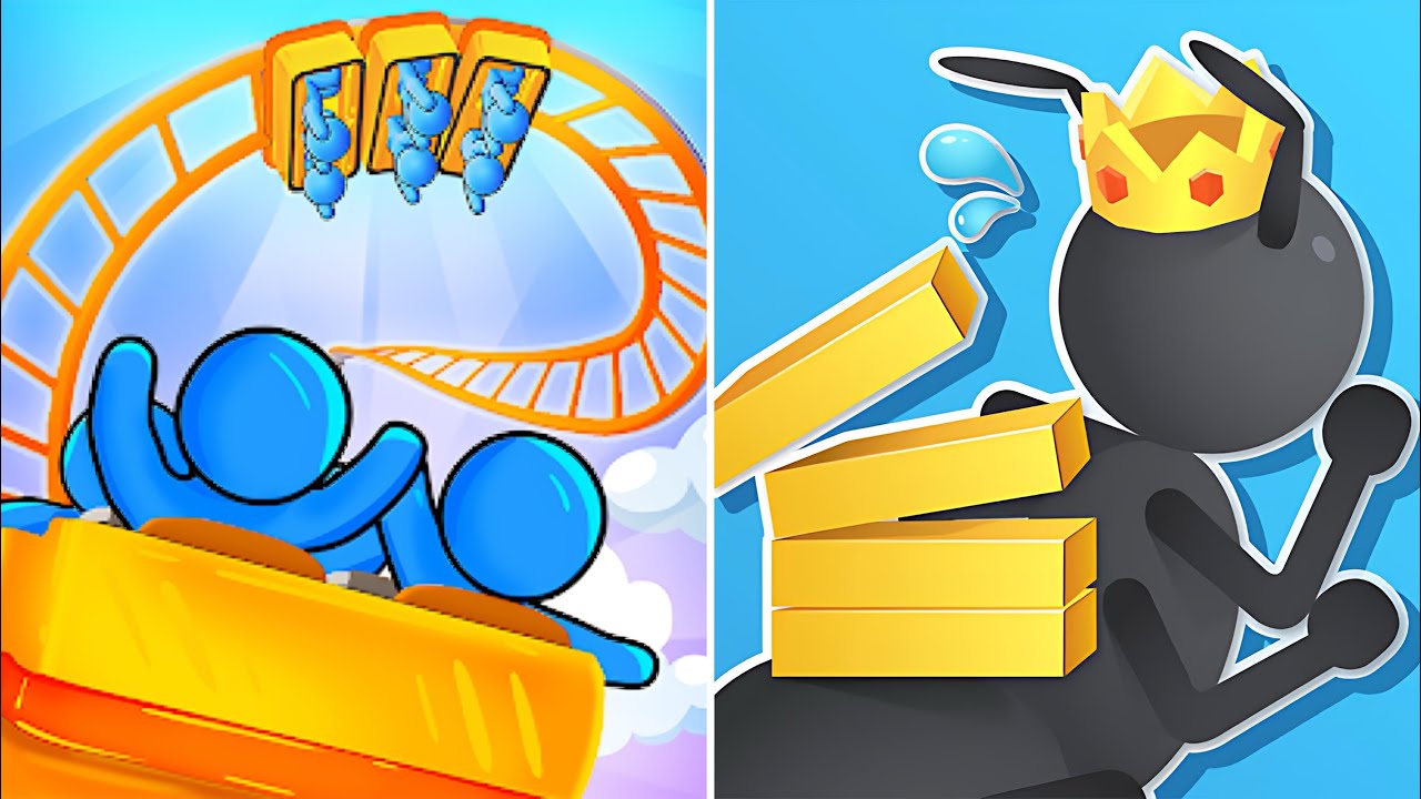 Runner Coster Vs Tiny Run🌺🌺🌺Android IOS Max Levels Walkthrough Mobile Gameplay KU33