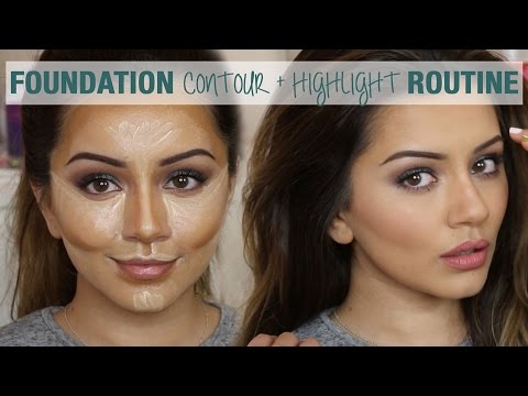 finansiel auditorium Gods Tutorial | Foundation Contour & Highlight Routine | Kaushal Beauty - YouTube