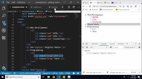 javascript.info The Modern JavaScript Tutorial Pt 2: 1.4 getElement*(), querySelector*()