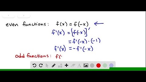 Use the Chain Rule lo prove the following. (a) The derivative of an even (unction is an odd functio…