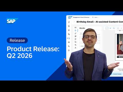 SAP Engagement Cloud Q2 2026 Release - SAP Community