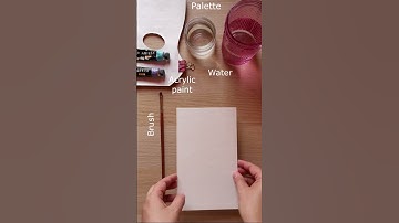 How to start painting with acrylic – Basic notions Part 1
