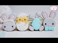 EASY EASTER COOKIES I Galletas de PASCUA decoradas con GLASA REAL I ROYAL ICING🐰- Priscila&#39;s Cookies