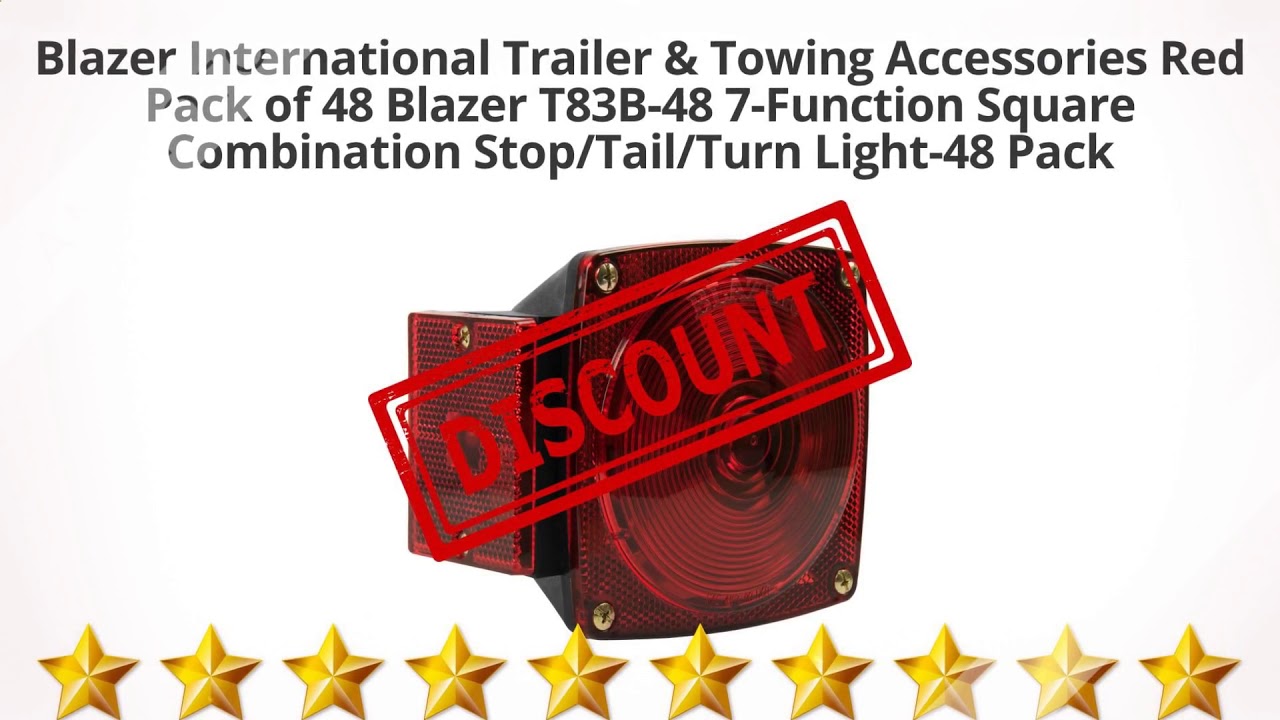 Blazer International Trailer & Towing Accessories Red Pack of 48