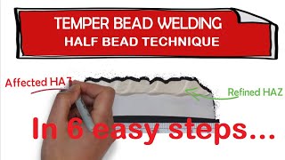 Half Bead Temper Bead Welding Technique