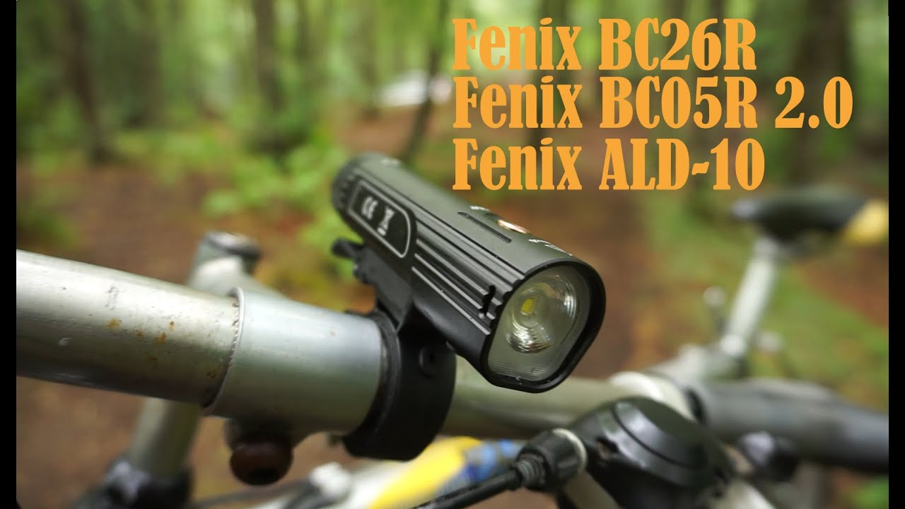 Fenix BC26R + BC05R 2.0 + ALD10 Bycicle Bike GoPro Mount Flashlight Unboxing Mounting test ASMR