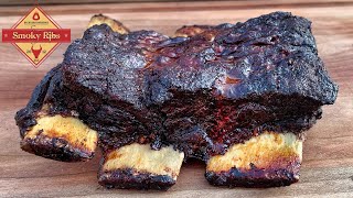Beef Plate Short Ribs On The Pitts & Spitts Hybrid Smoker
