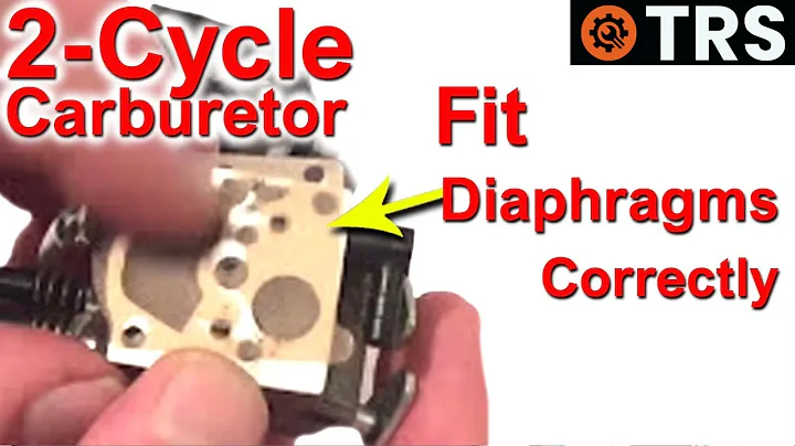 Chainsaw Carburetor Diaphragm & Gasket: CORRECT WAY TO FIT!  (by Craig Kirkman)