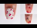 5 UNHAS DECORADAS na tendência CHERRY NAILS fáceis