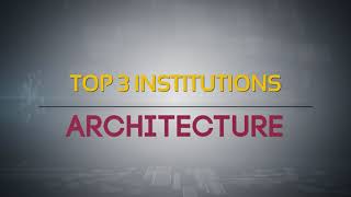 NIRF India Ranking 2018 - Architecture