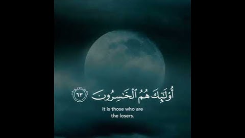 سورة الزمر الآيات من (٦٢) إلى (٦٤)