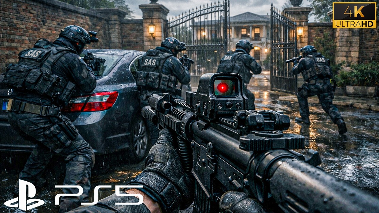 SAS Team Raids Cuban Dictator’s House , Capture Him Dead or Alive - Call of Duty 4K60FPS Gameplay