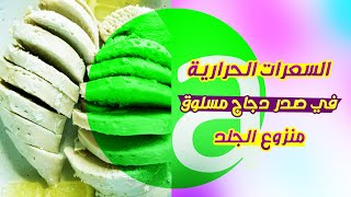 السعرات الحرارية في صدر دجاج مسلوق منزوع الجلد | Calories in a skinned boiled chicken breast screenshot 3