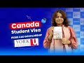 $15,000 CAD Scholarship! Canada Student Visa Approved in 11 Days | York University