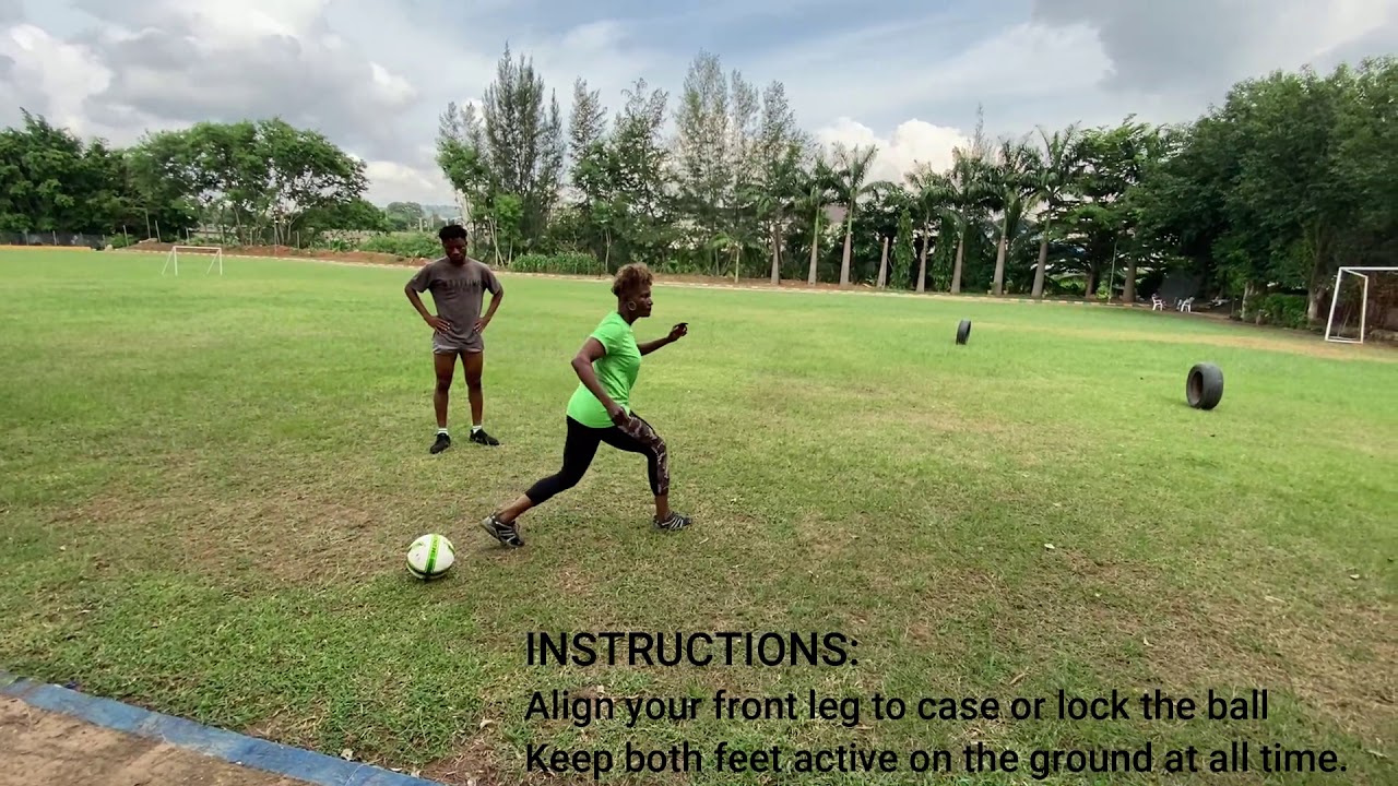 Proper position to kick ball YouTube