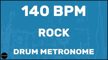 Rock | Drum Metronome Loop | 140 BPM