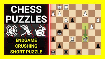 Chess Puzzles to Practice. Themes: Endgame, Crushing, Short puzzle. Learn Chess
