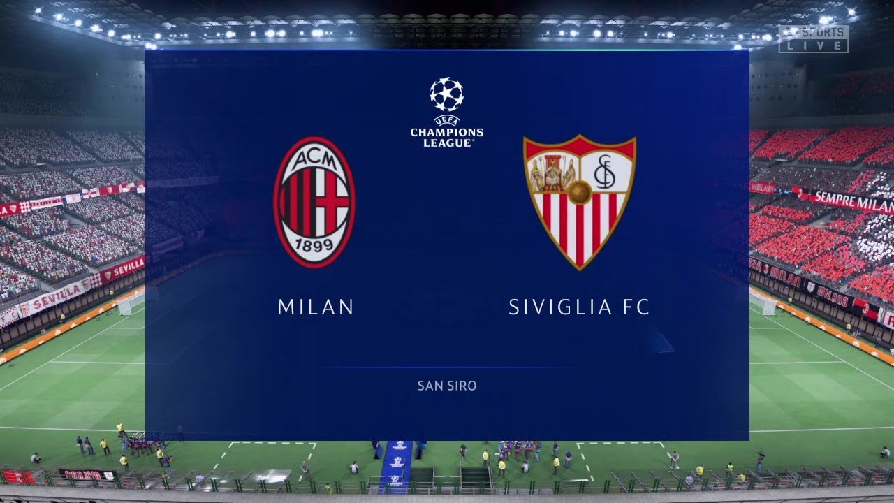 Fifa 22 - AC Milan vs Siviglia - ritorno ottavi di finale della UEFA Champions League 2021/2022