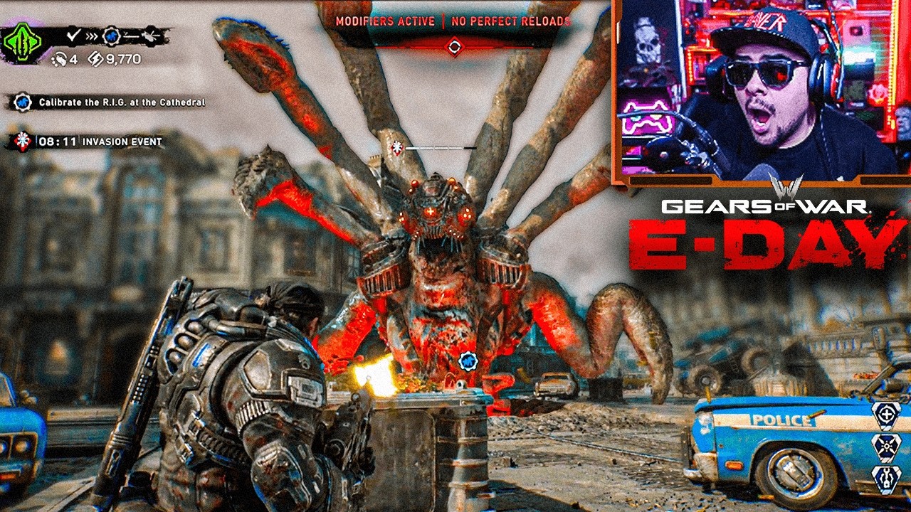 MI PRIMERA VEZ JUGANDO GEARS OF WAR E-DAY... ¡ES UNA LOCURA! | PRIMERA PARTIDA DE HORDA Y BOOTCAMP