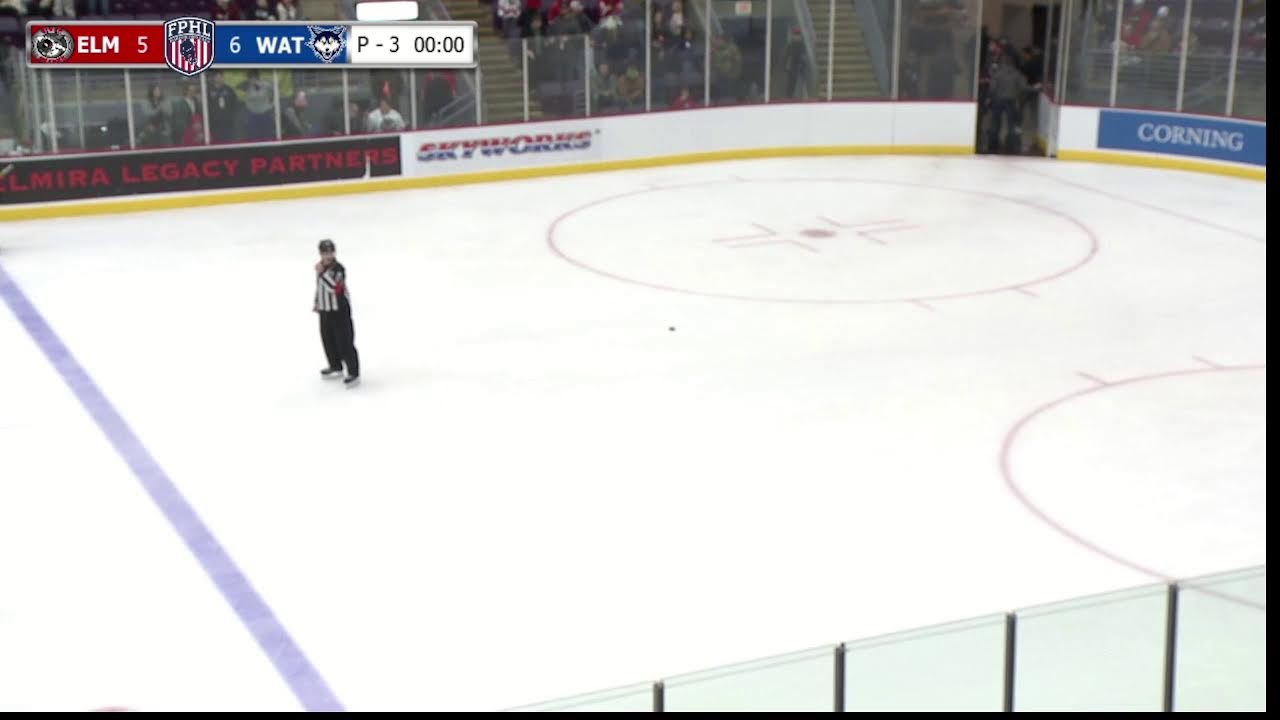 Elmira River Sharks vs Watertown Wolves 122 YouTube