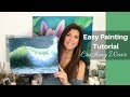 PAINTING TUTORIAL Acrylic Ocean Waves for Beginners | Debbie Avoux