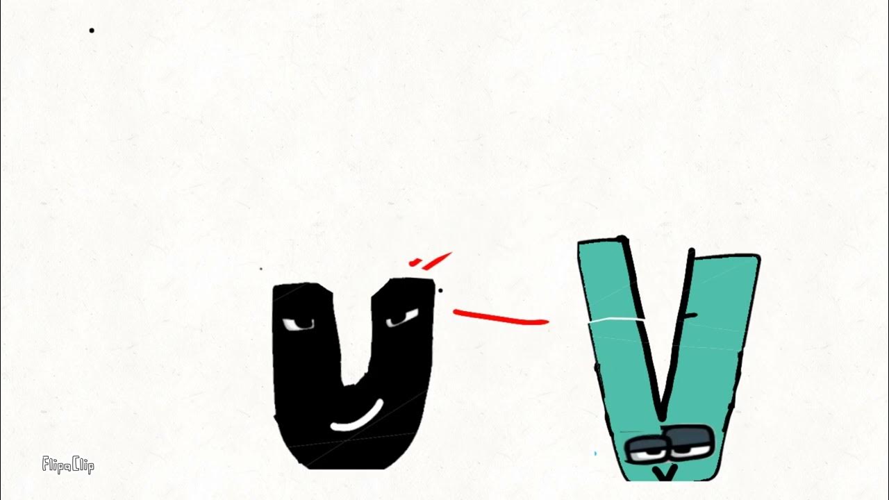 V backwards alphabet lore YouTube