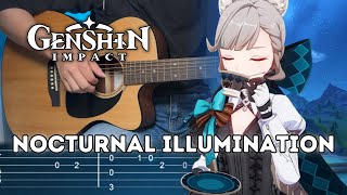 Nocturnal Ilumination - Genshin Impact Fingerstyle Guitar