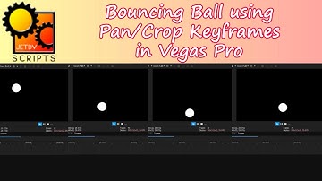 Easing Part 2: Bouncing Ball using easeOutBounce using Pan/Crop from a Script in VEGAS