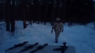 Testing Muzzle flash ... 22lr 556 9mm 12ga