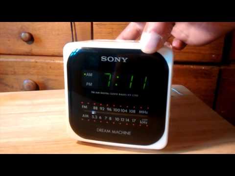 Sony Dream Machine model ICF-C120 - YouTube