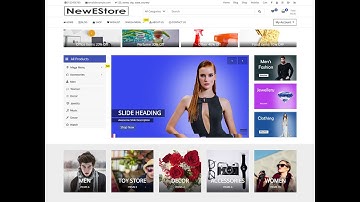 NewEStore Theme, WooComerce - Create Ecommerce Shopping Site (Online Store) in 20 minutes