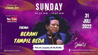 IBADAH RAYA 1 BETHANY KAPAS MADYA | Pembicara : Pdt. Dr. Juanda, M.Th., M.Mis.