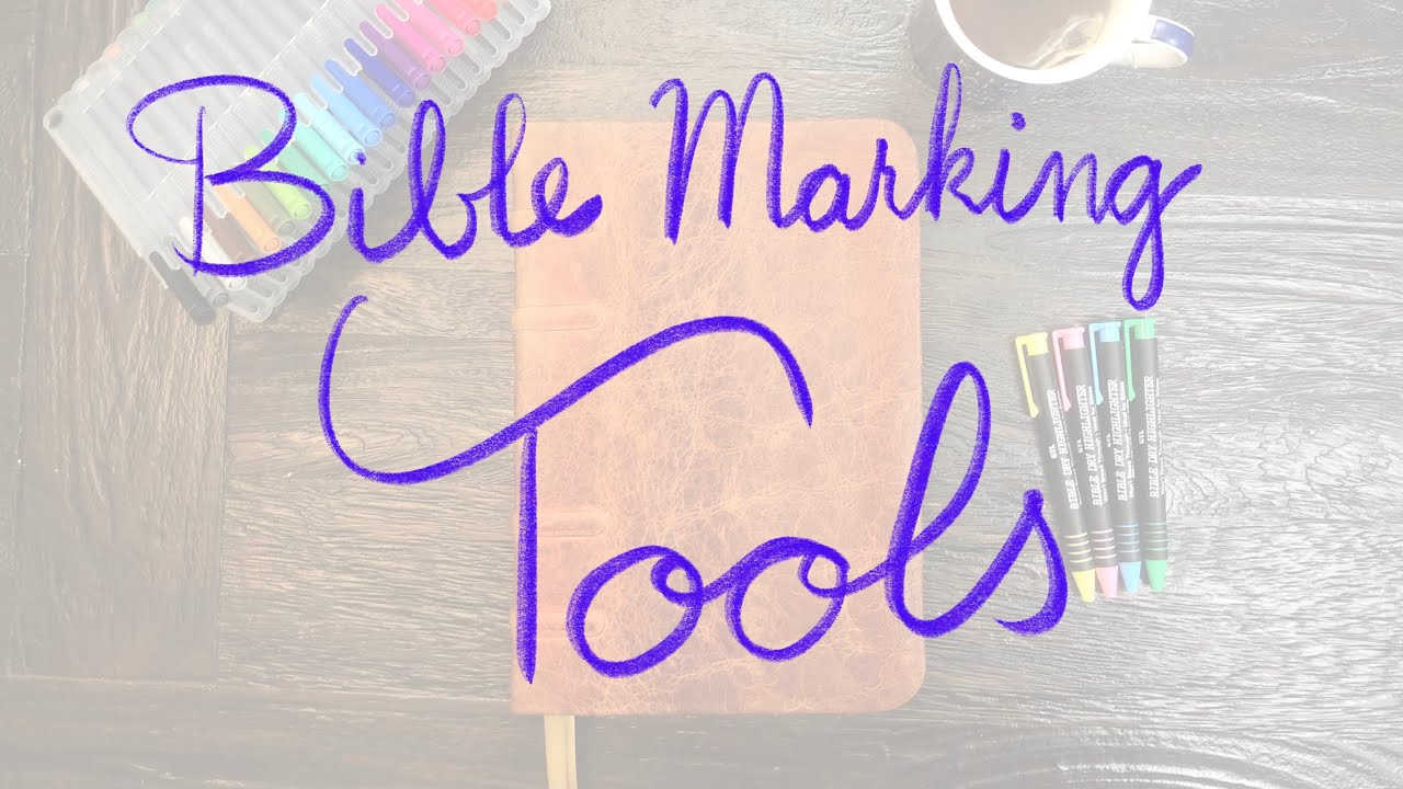 Bible Marking Tools - YouTube