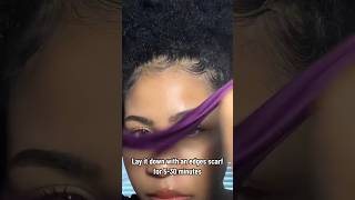 How I lay my edges #afro #afrohair #curly How I lay my edges #afro #afrohair #curly